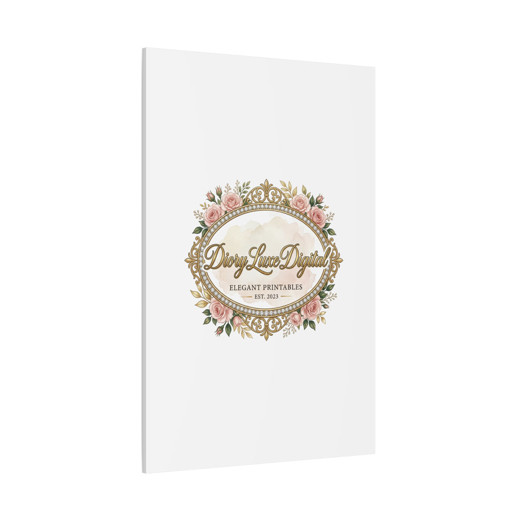 DioryLuxe Botanical Crest Wall Canvas
