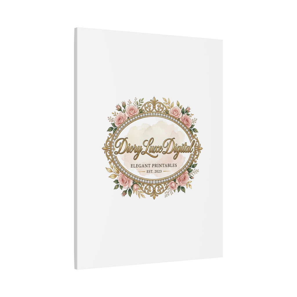 DioryLuxe Botanical Crest Wall Canvas