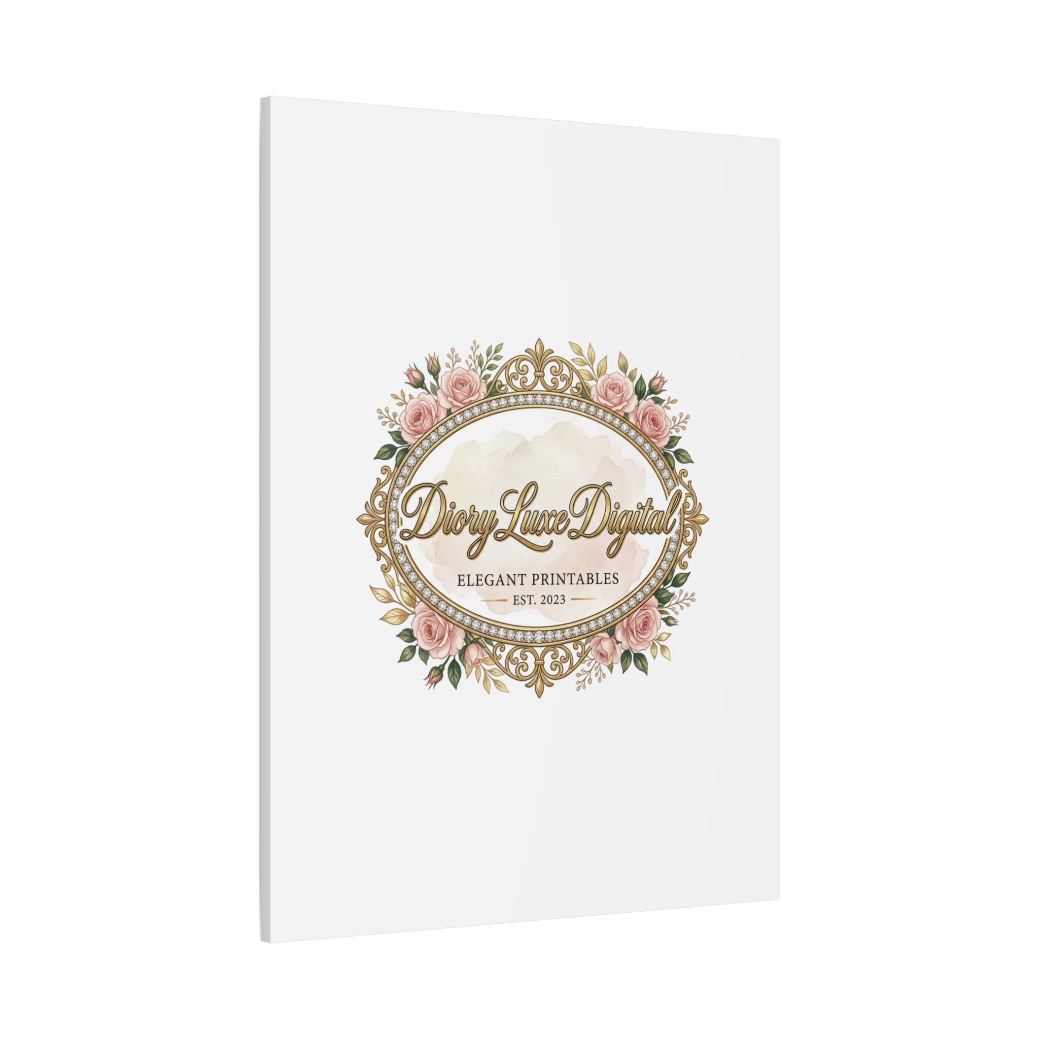DioryLuxe Botanical Crest Wall Canvas
