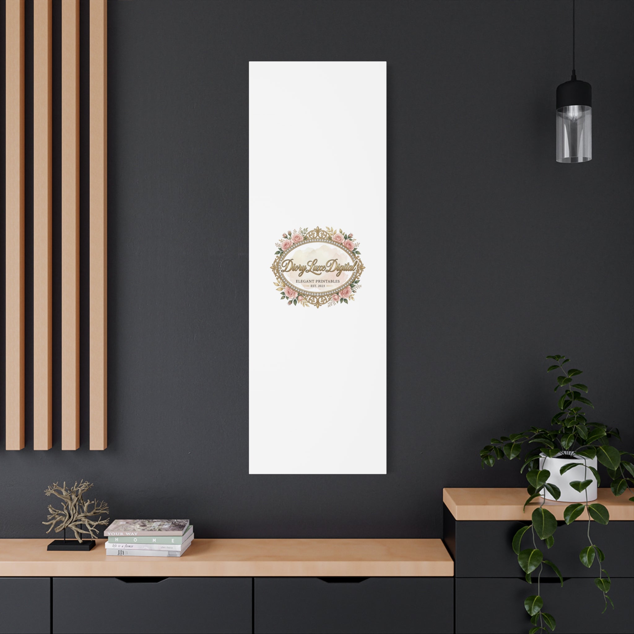 DioryLuxe Botanical Crest Wall Canvas