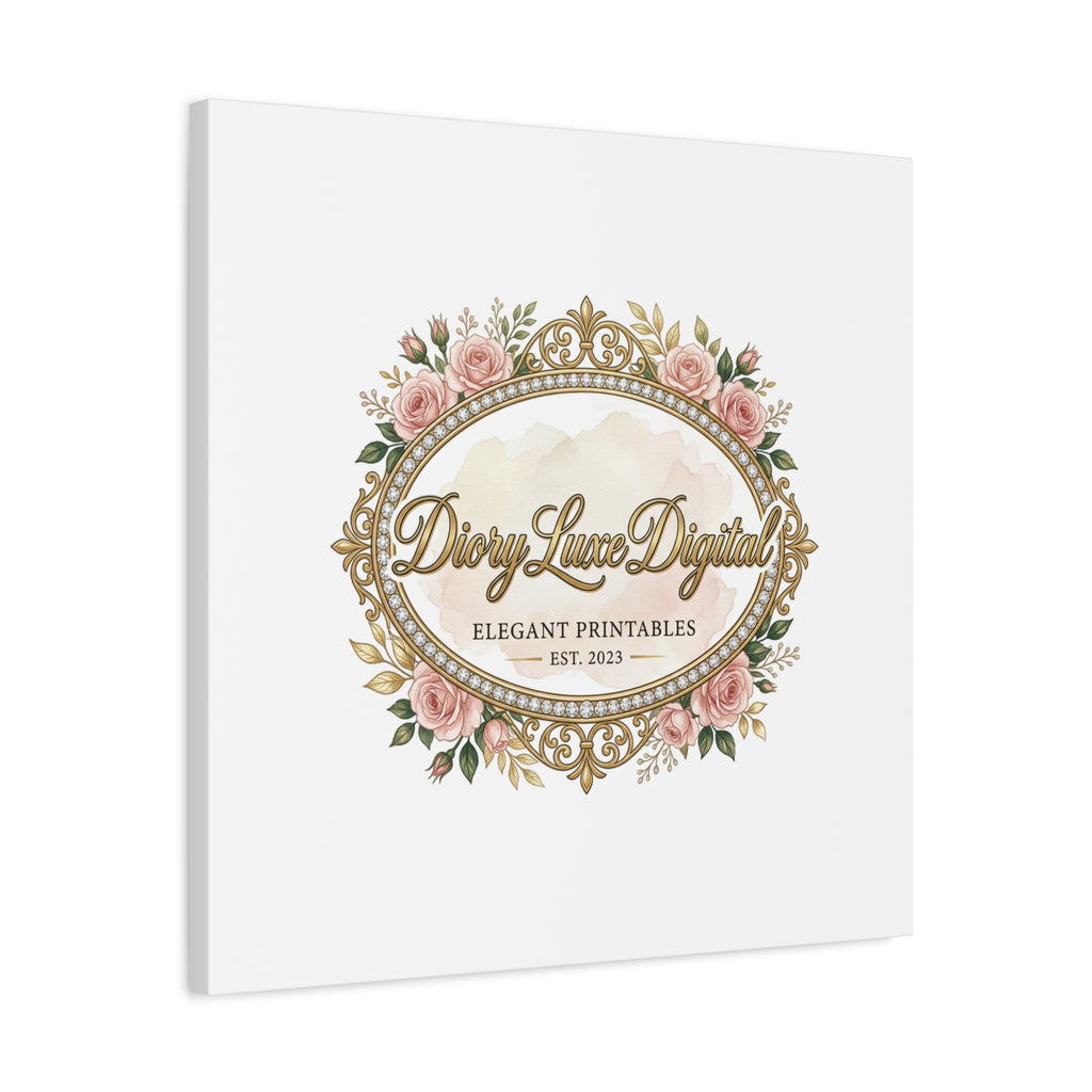 DioryLuxe Botanical Crest Wall Canvas