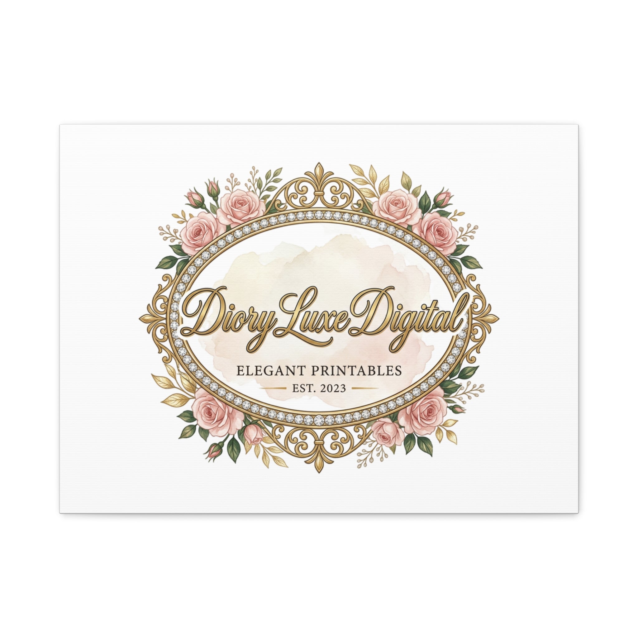 DioryLuxe Botanical Crest Wall Canvas