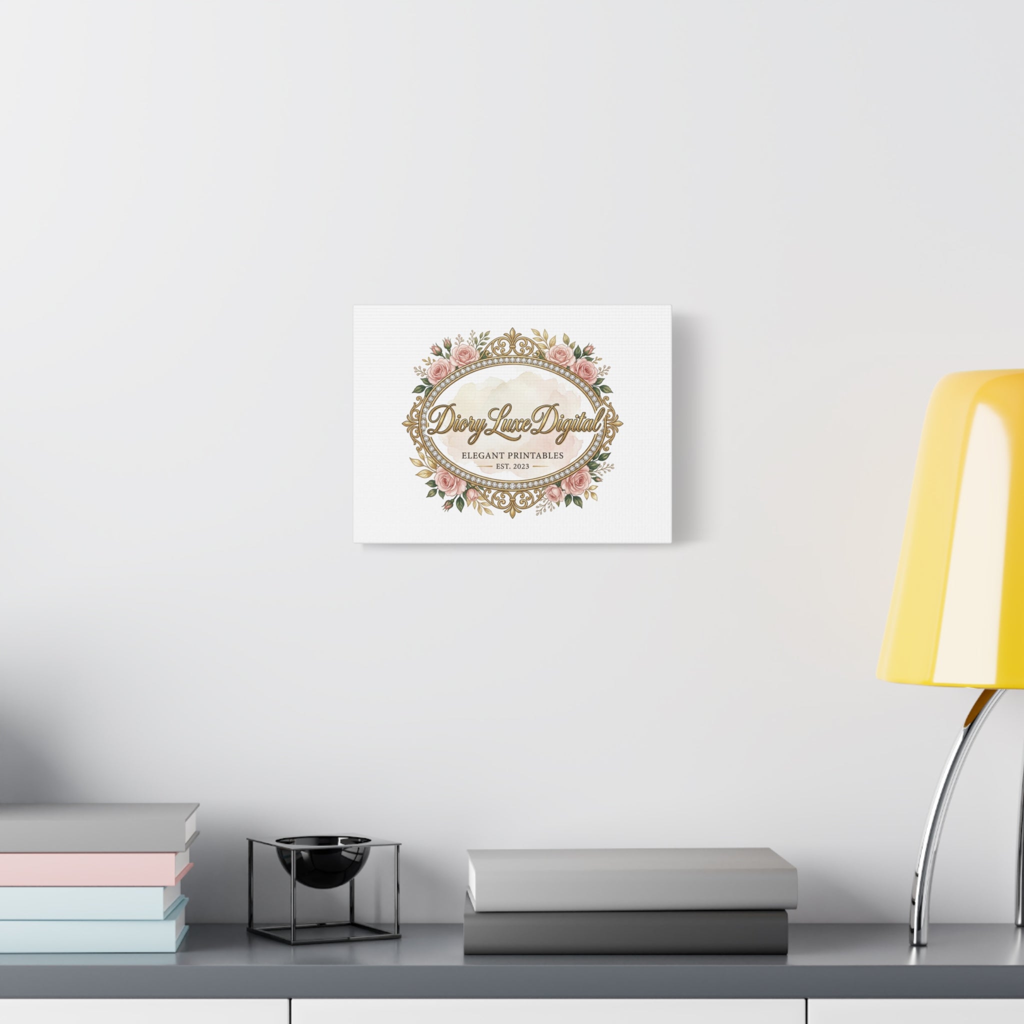 DioryLuxe Botanical Crest Wall Canvas