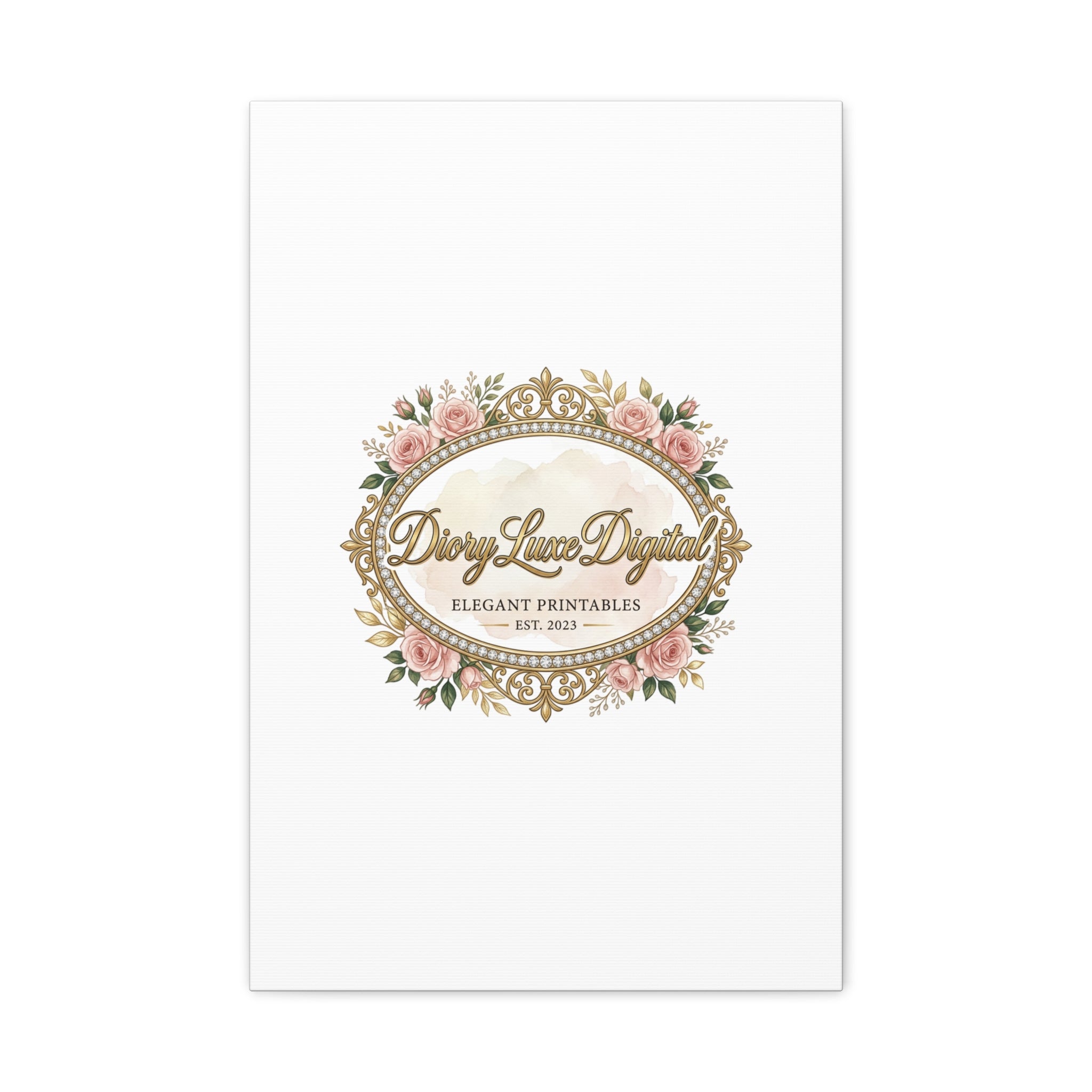 DioryLuxe Botanical Crest Wall Canvas