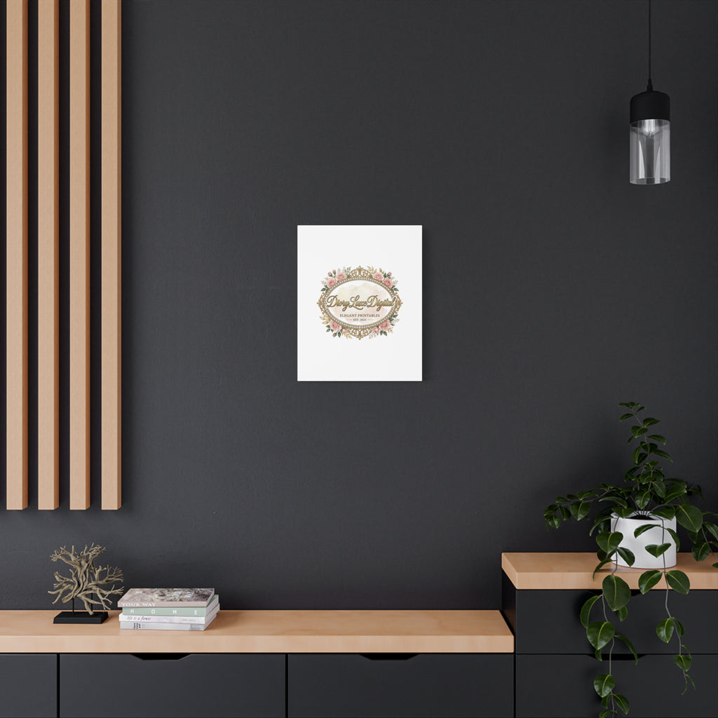 DioryLuxe Botanical Crest Wall Canvas