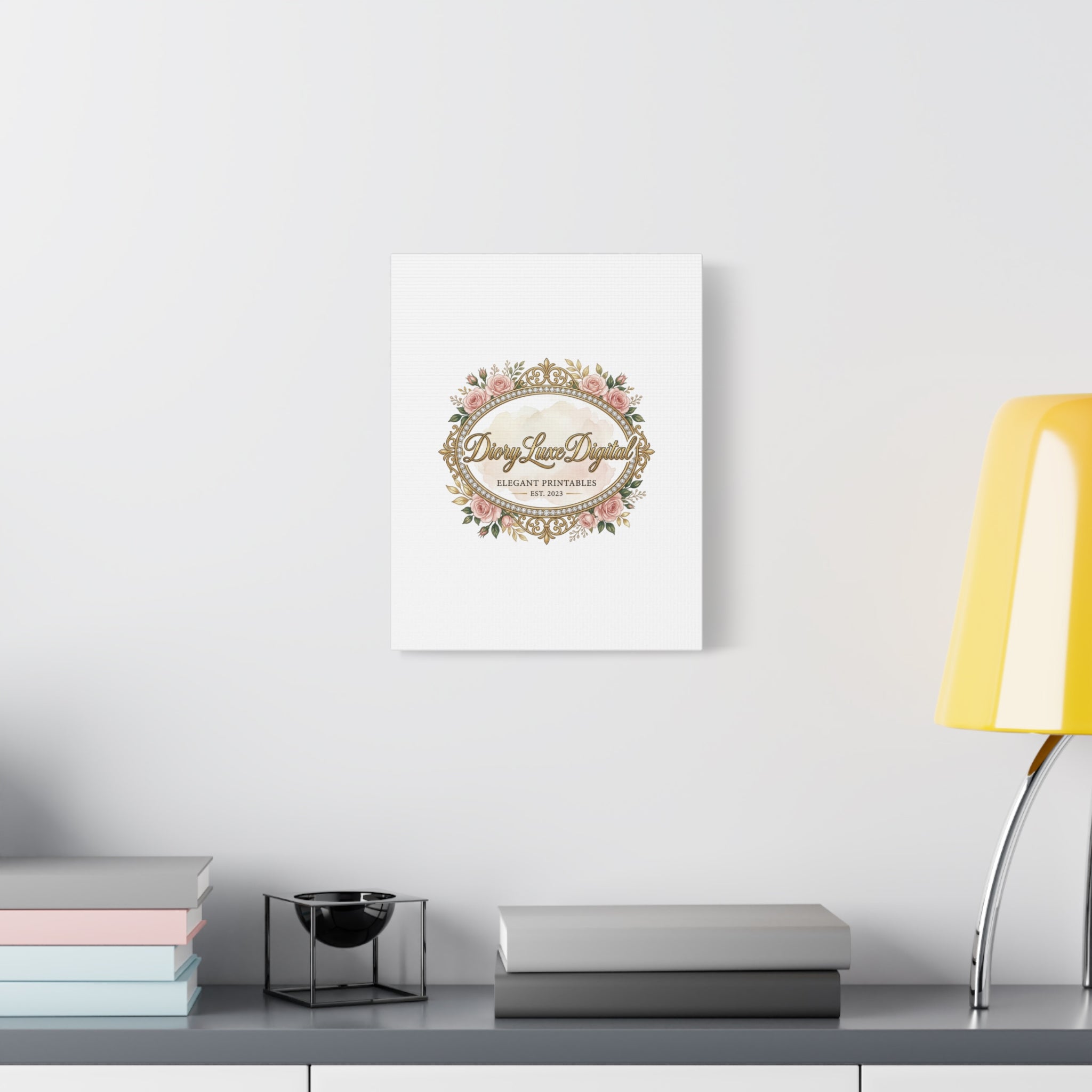 DioryLuxe Botanical Crest Wall Canvas