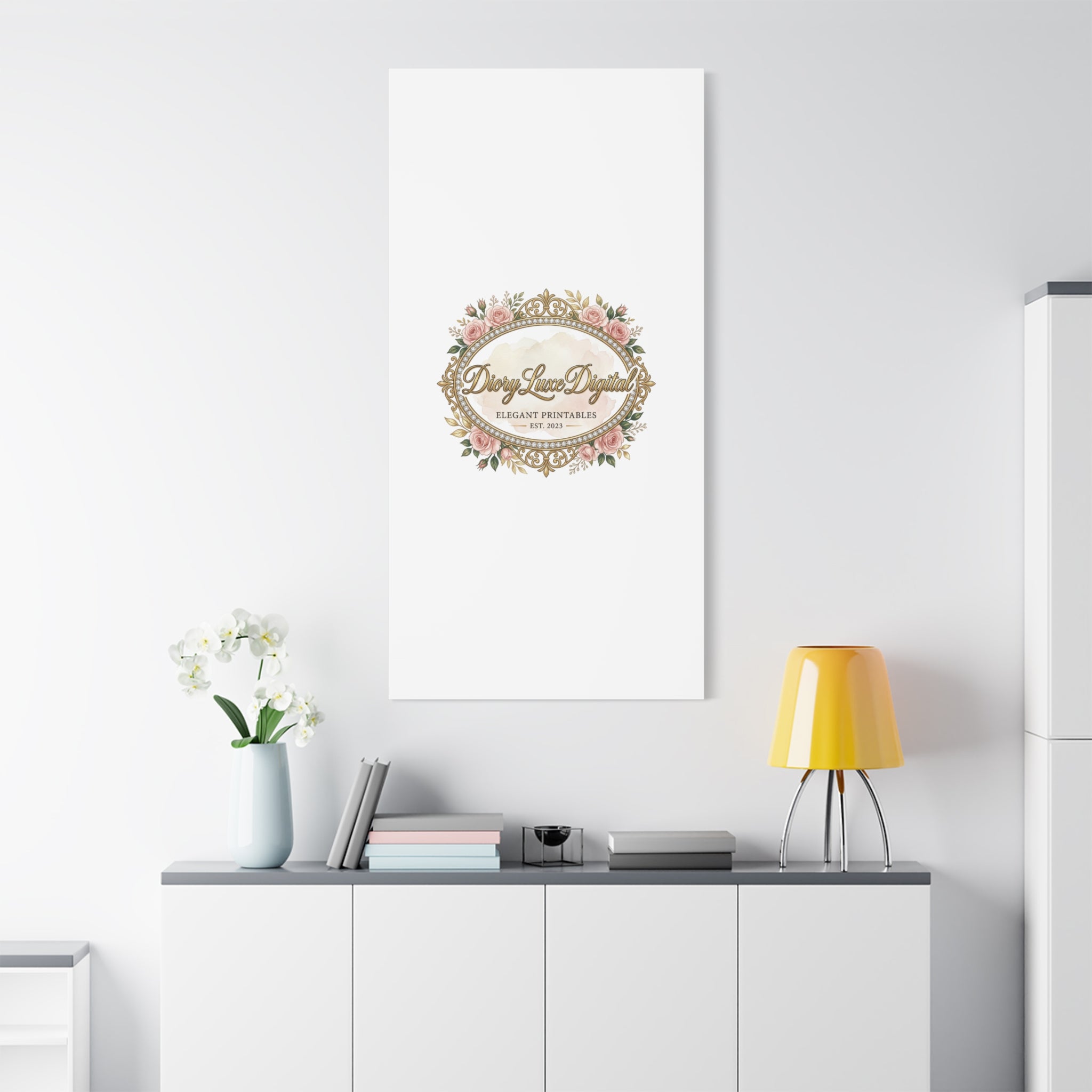DioryLuxe Botanical Crest Wall Canvas