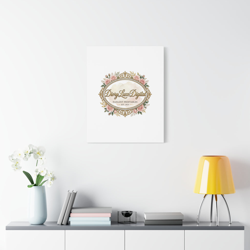 DioryLuxe Botanical Crest Wall Canvas