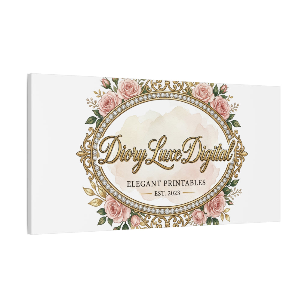 DioryLuxe Botanical Crest Wall Canvas