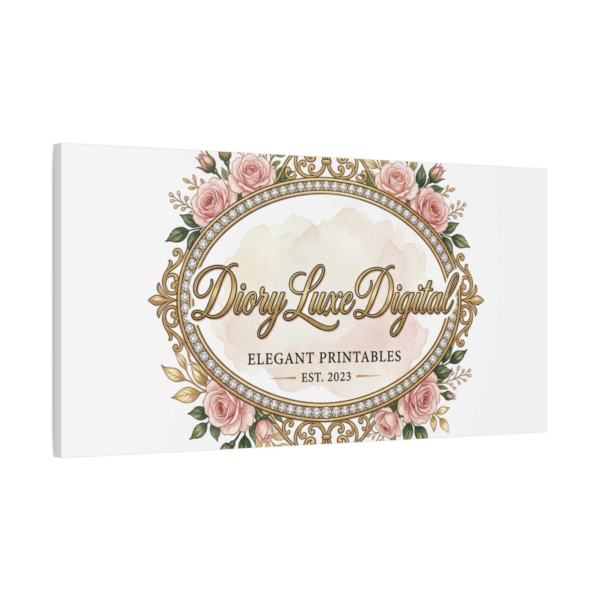 DioryLuxe Botanical Crest Wall Canvas