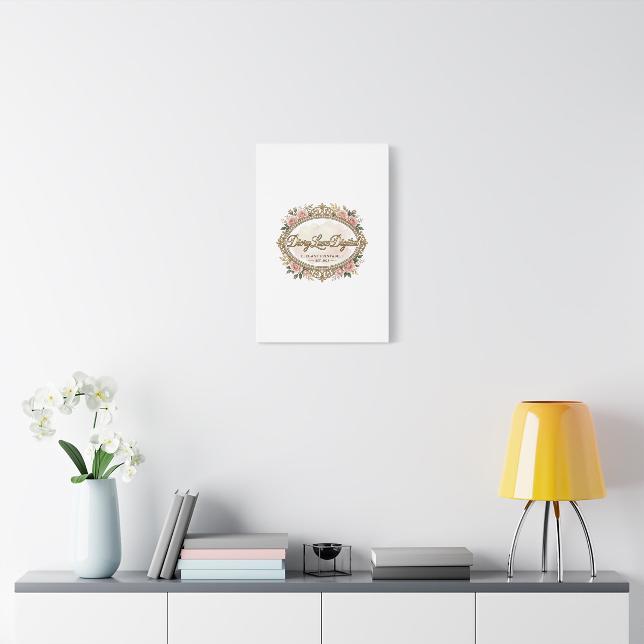 DioryLuxe Botanical Crest Wall Canvas