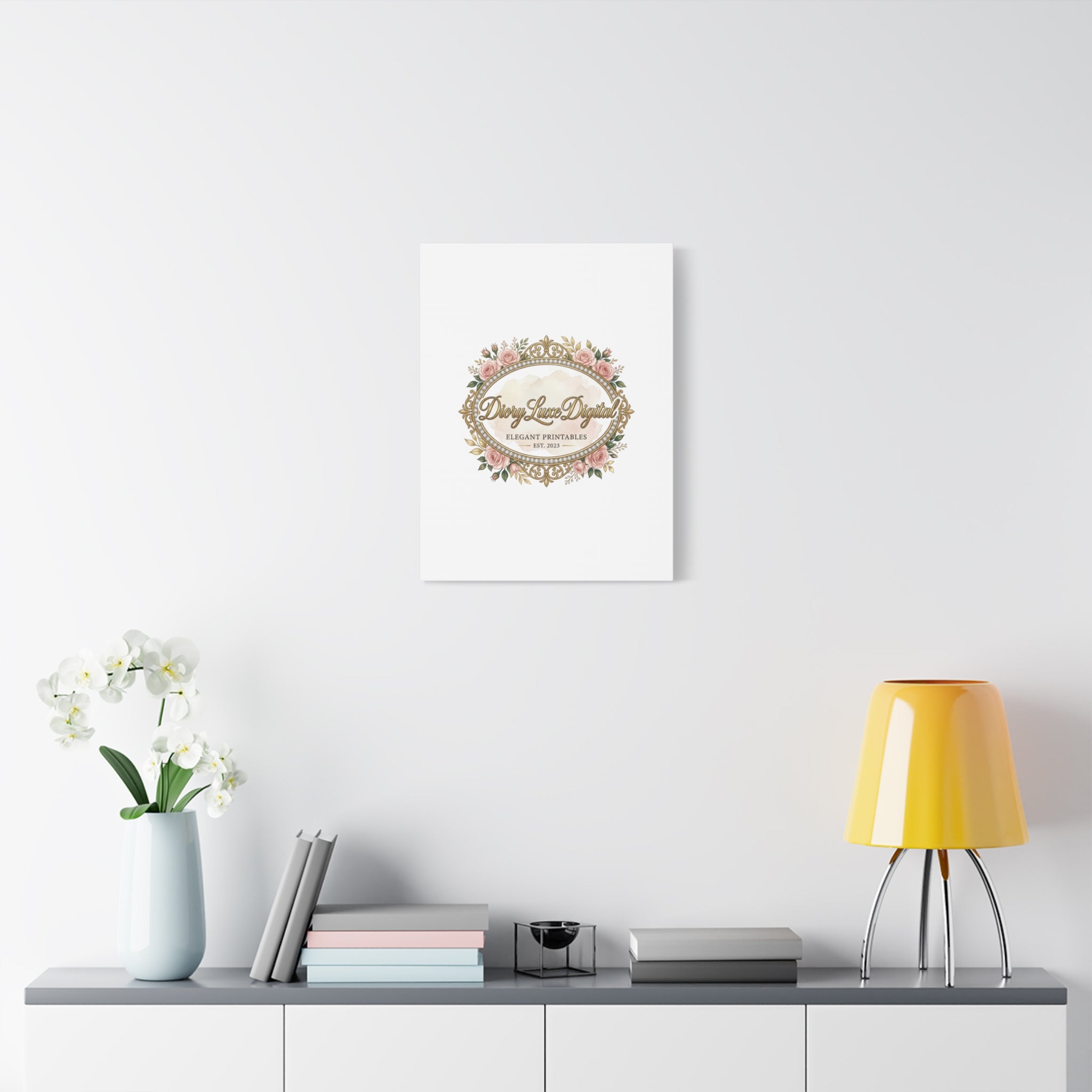 DioryLuxe Botanical Crest Wall Canvas