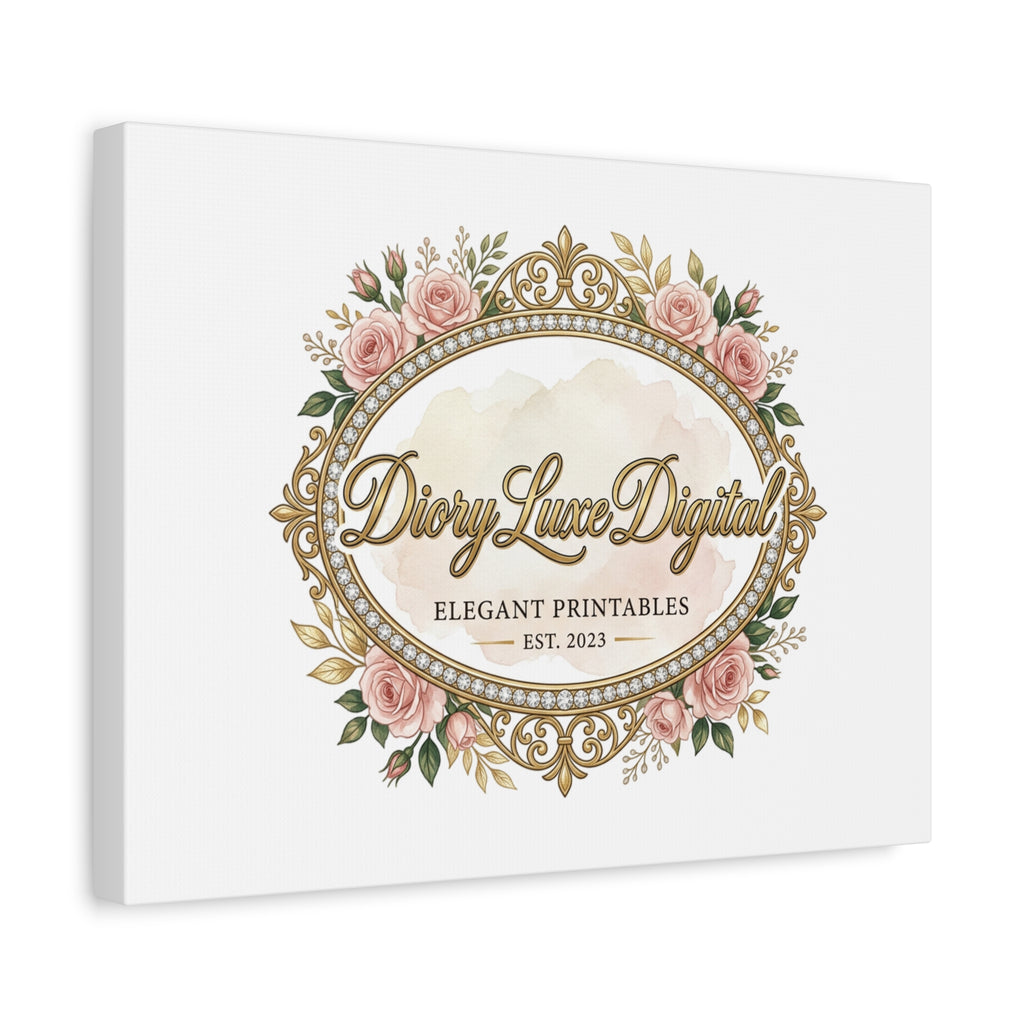 DioryLuxe Botanical Crest Wall Canvas
