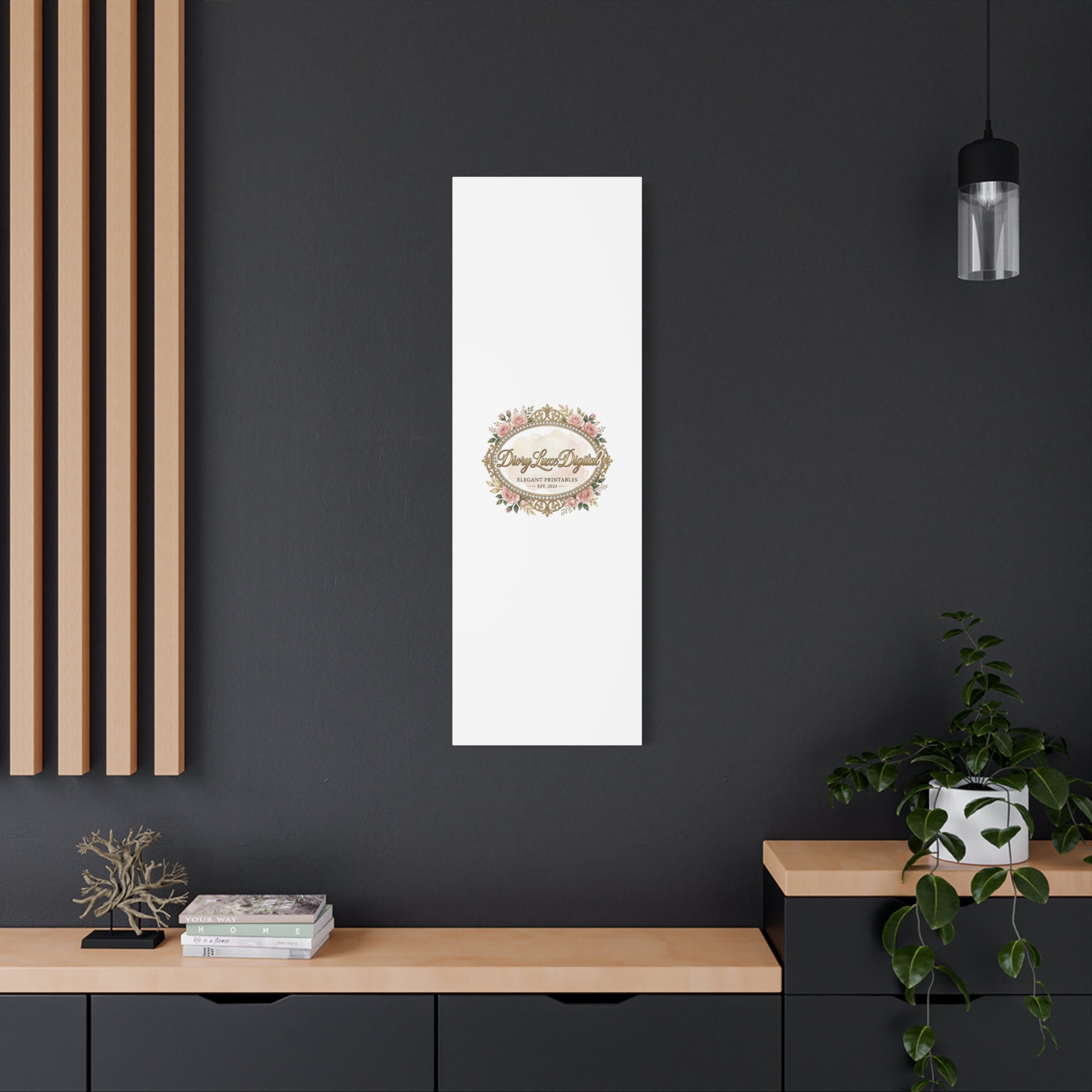 DioryLuxe Botanical Crest Wall Canvas