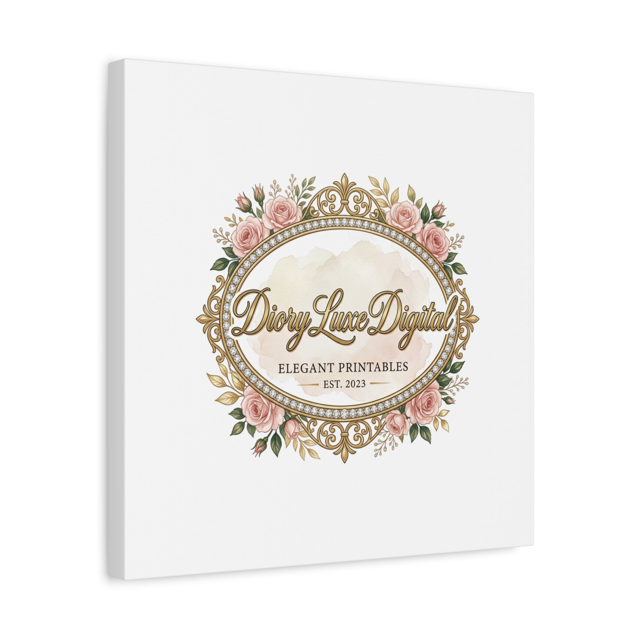 DioryLuxe Botanical Crest Wall Canvas