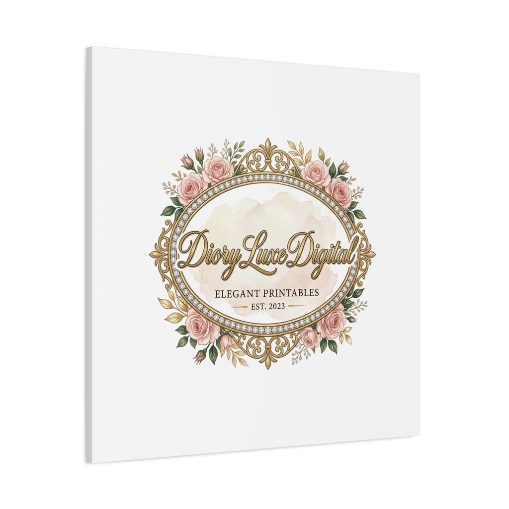 DioryLuxe Botanical Crest Wall Canvas