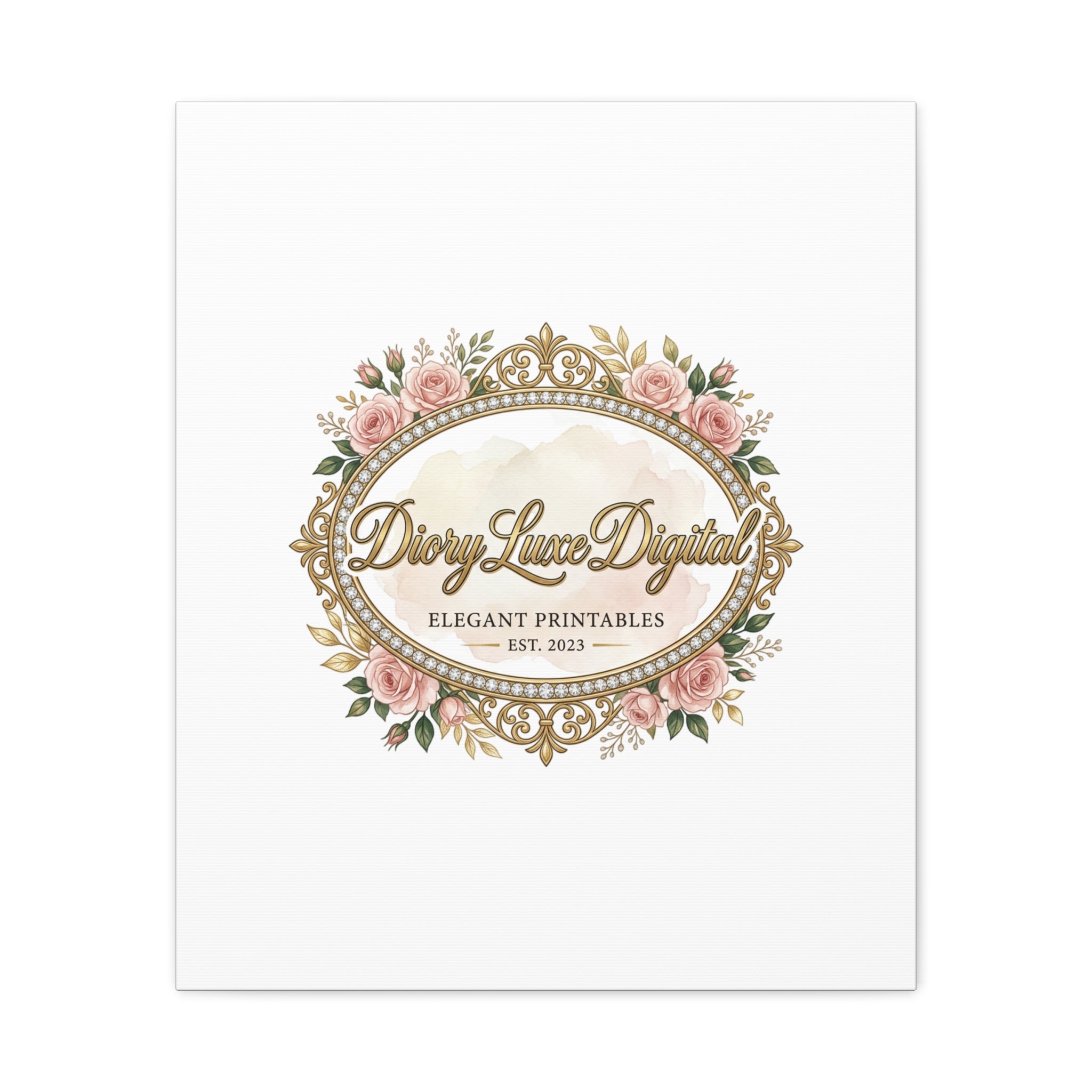 DioryLuxe Botanical Crest Wall Canvas