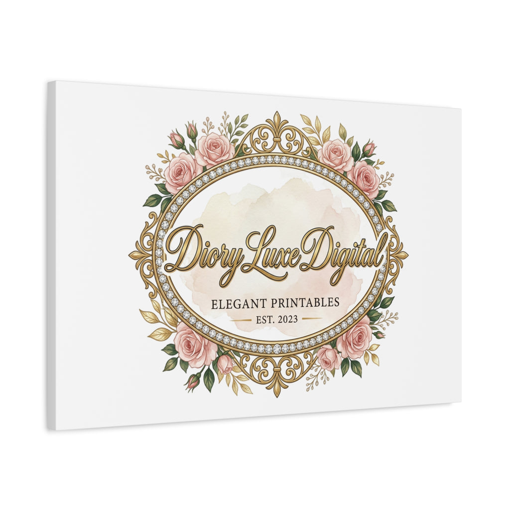 DioryLuxe Botanical Crest Wall Canvas