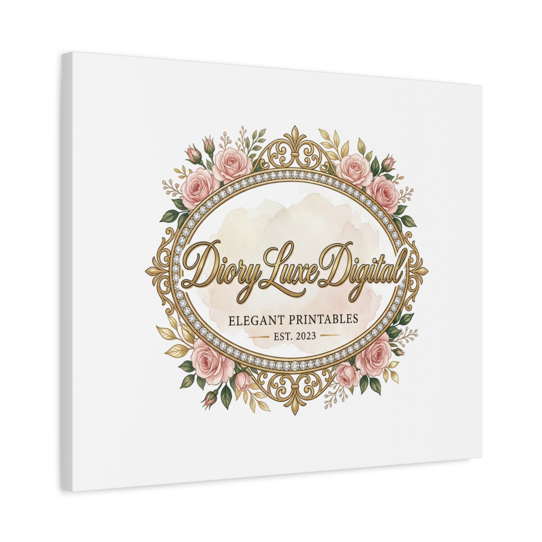 DioryLuxe Botanical Crest Wall Canvas