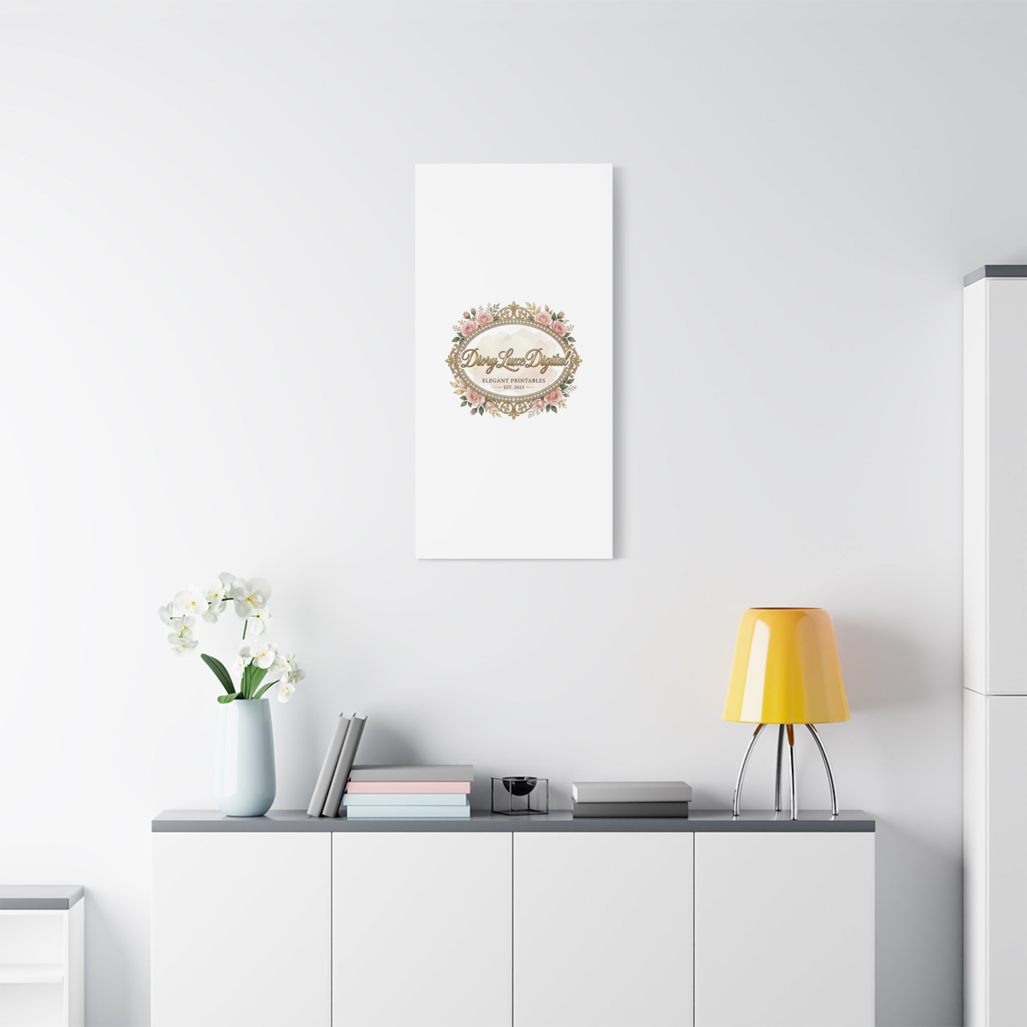 DioryLuxe Botanical Crest Wall Canvas
