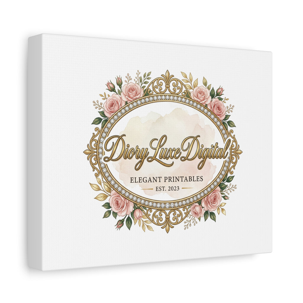 DioryLuxe Botanical Crest Wall Canvas