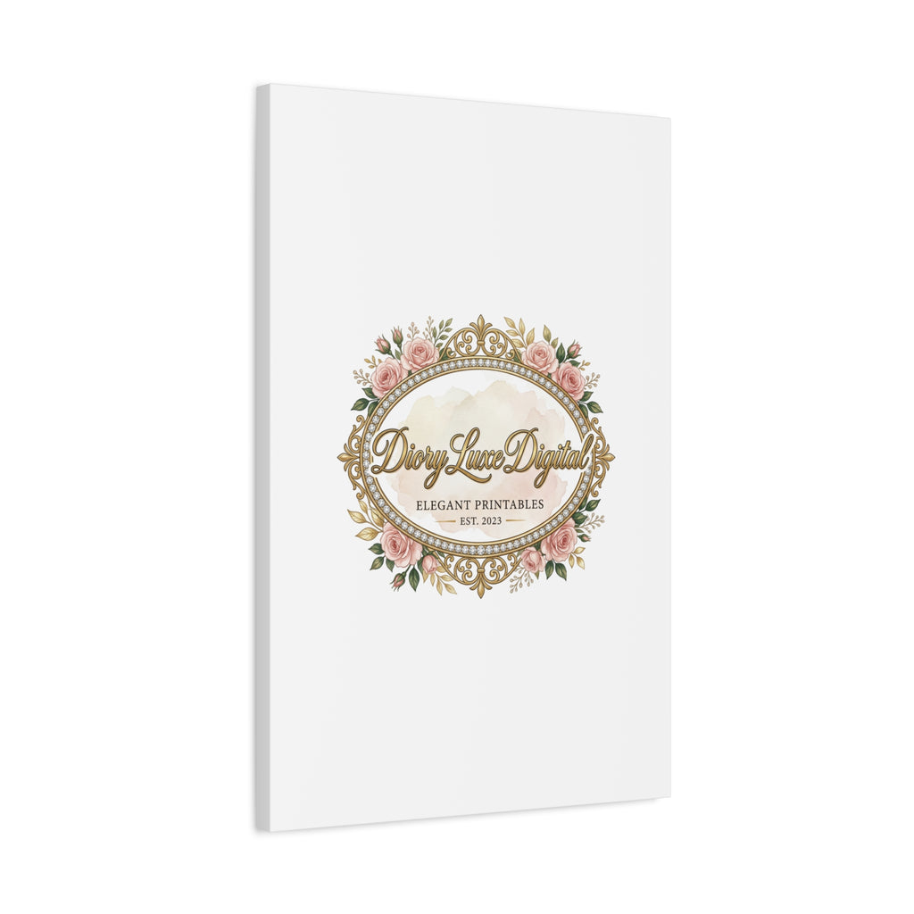 DioryLuxe Botanical Crest Wall Canvas