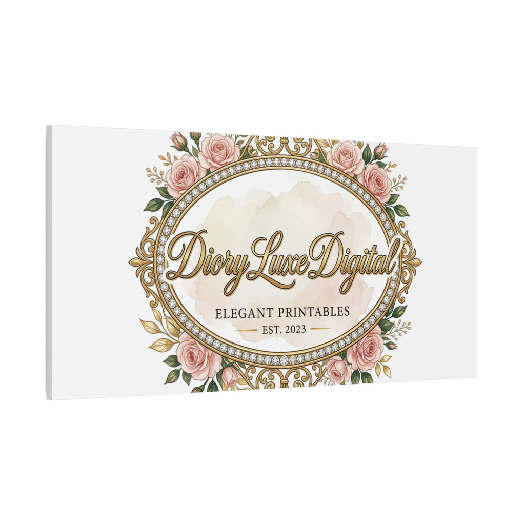 DioryLuxe Botanical Crest Wall Canvas