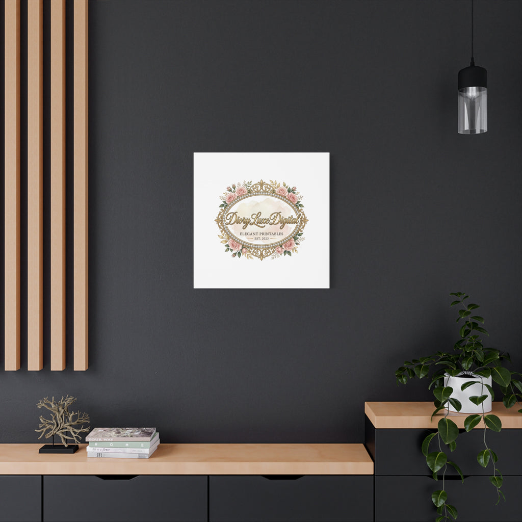 DioryLuxe Botanical Crest Wall Canvas
