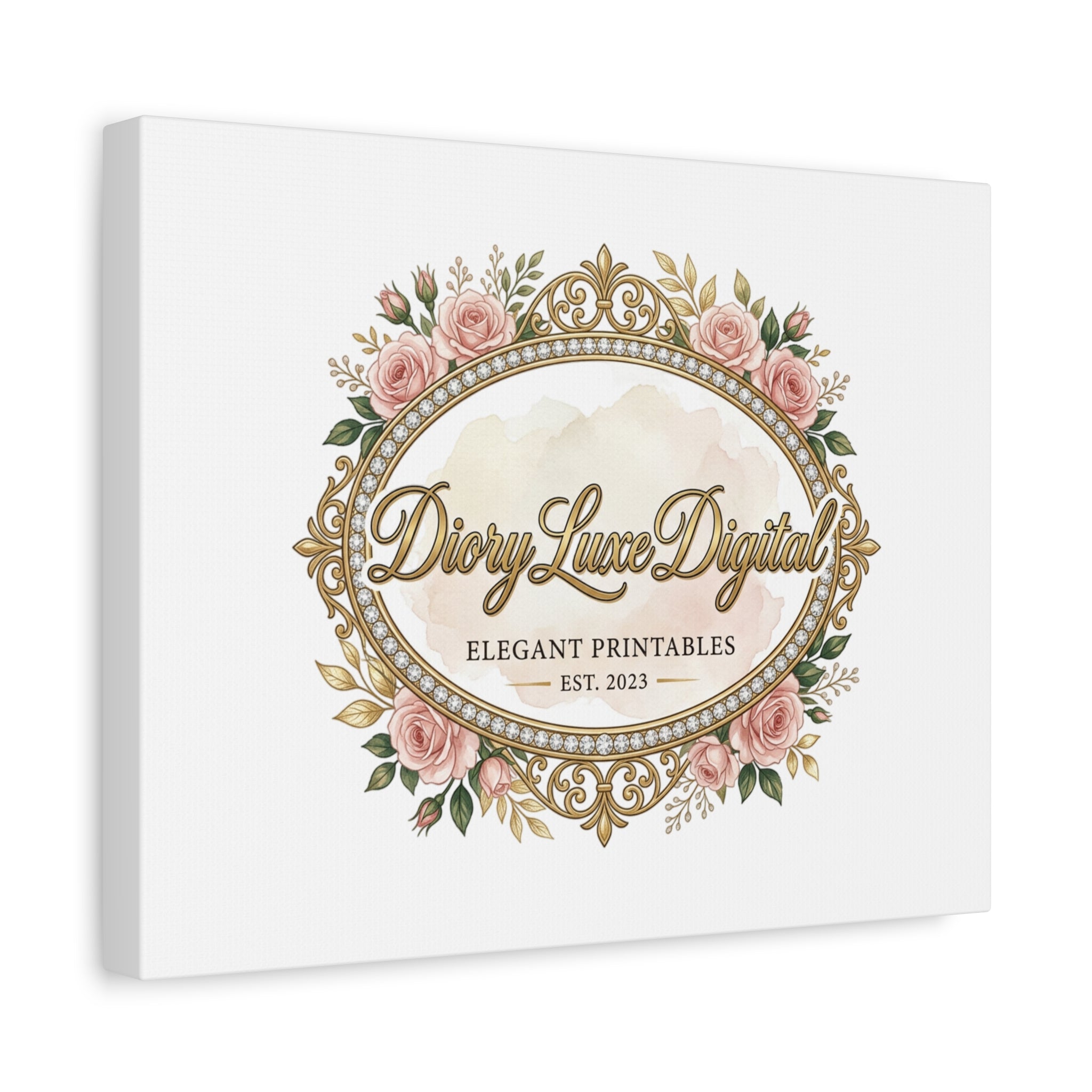 DioryLuxe Botanical Crest Wall Canvas
