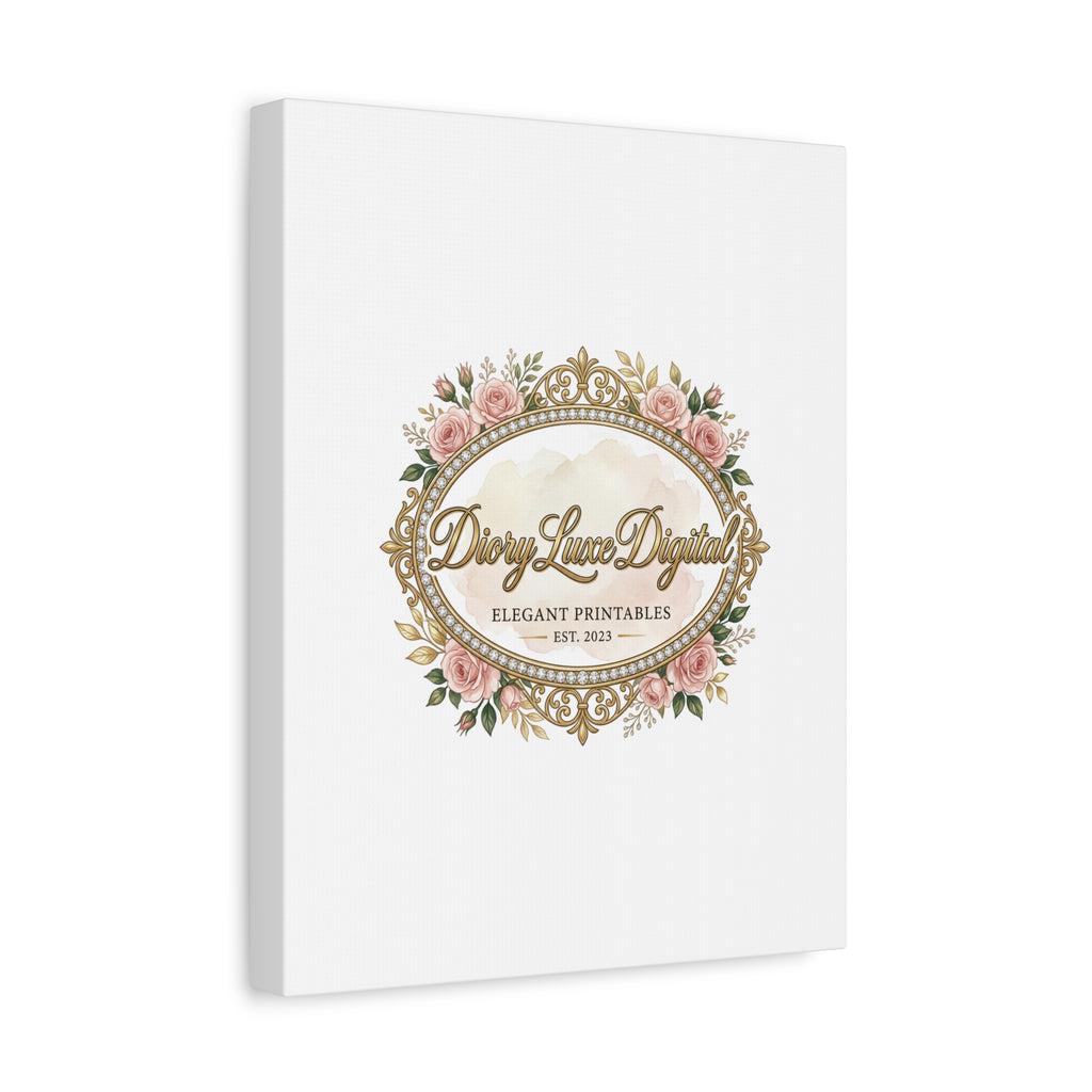 DioryLuxe Botanical Crest Wall Canvas