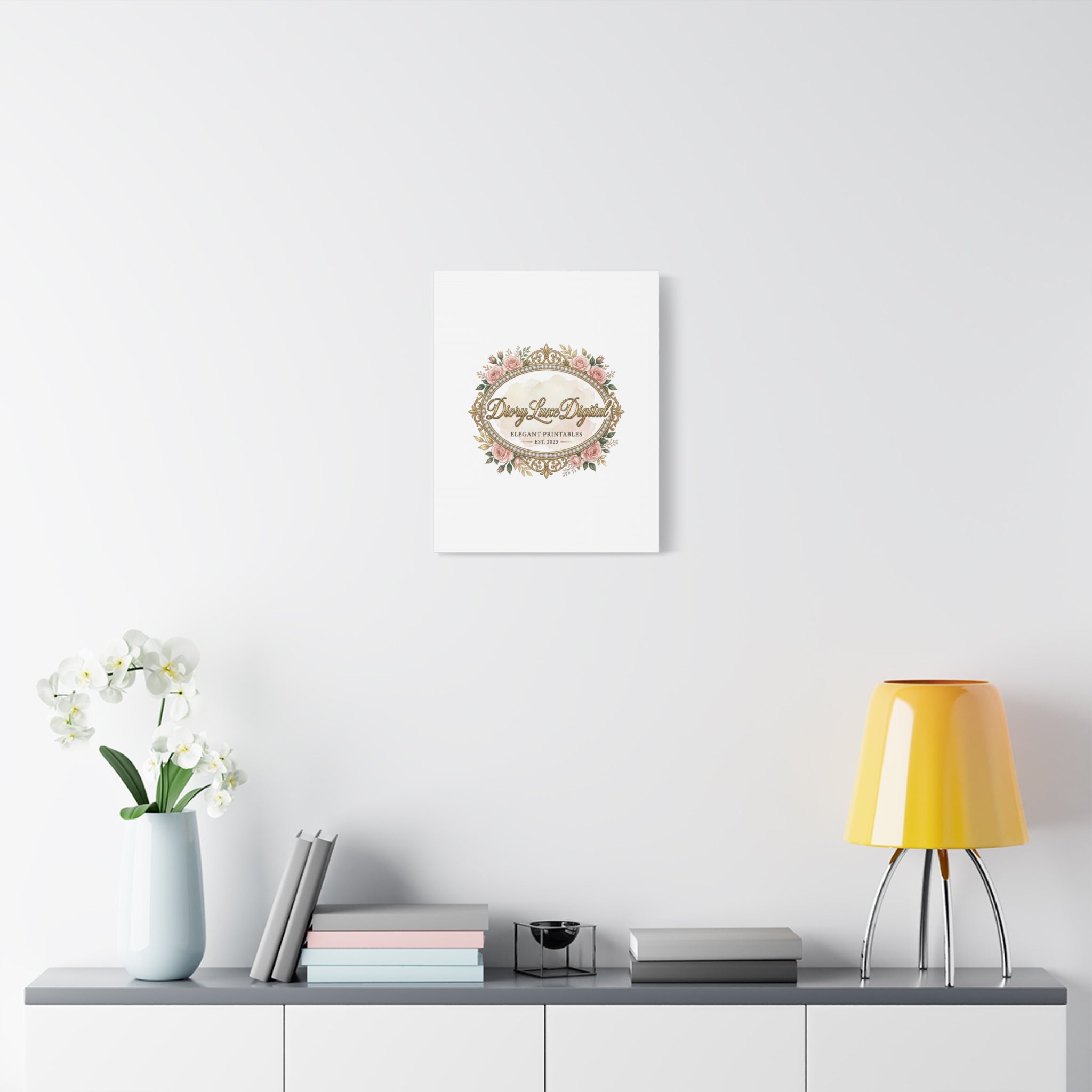 DioryLuxe Botanical Crest Wall Canvas