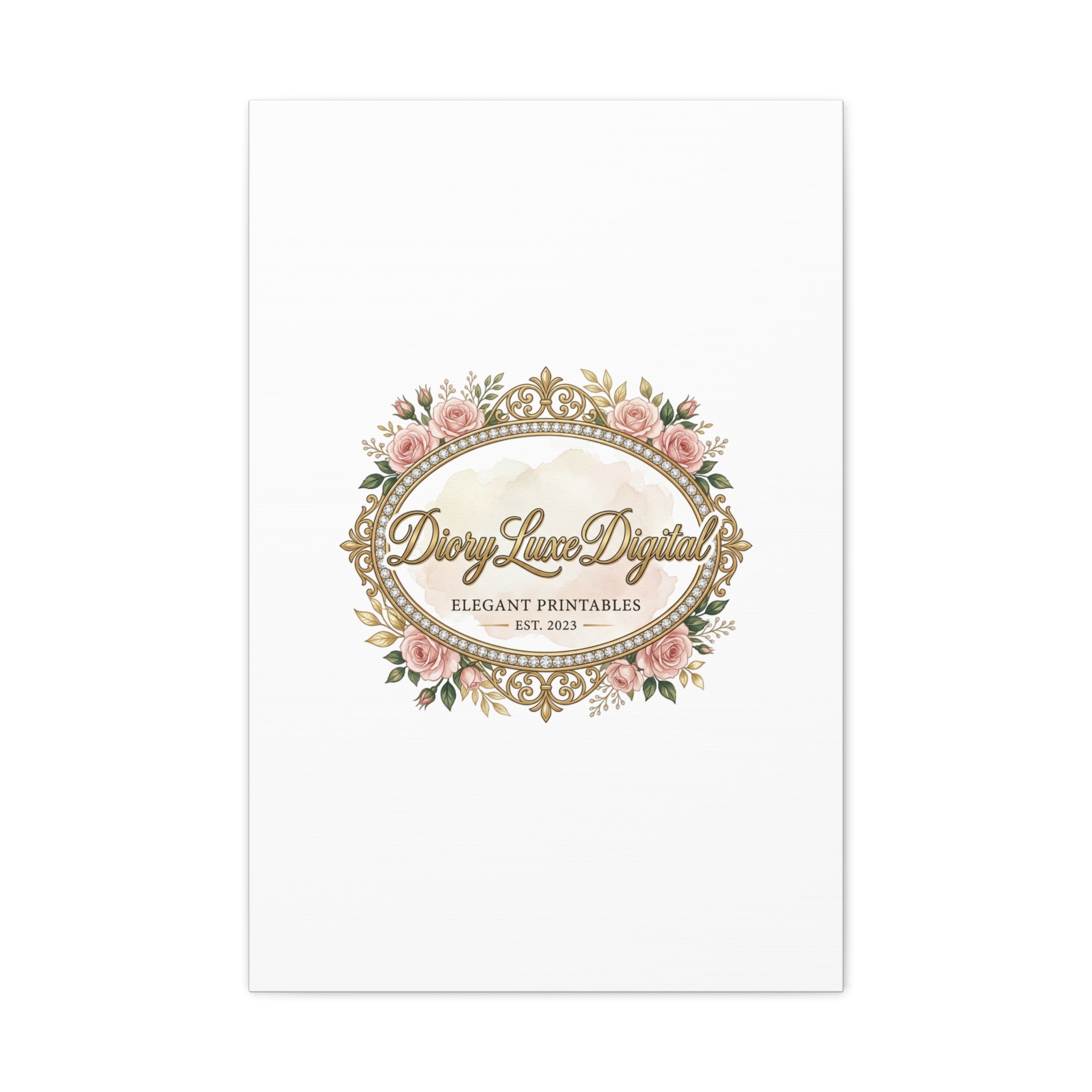 DioryLuxe Botanical Crest Wall Canvas