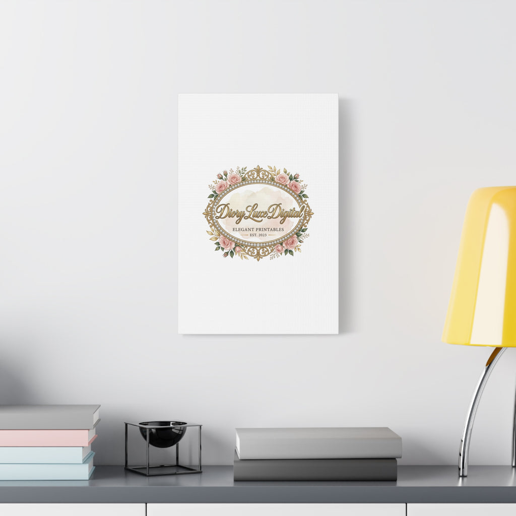 DioryLuxe Botanical Crest Wall Canvas