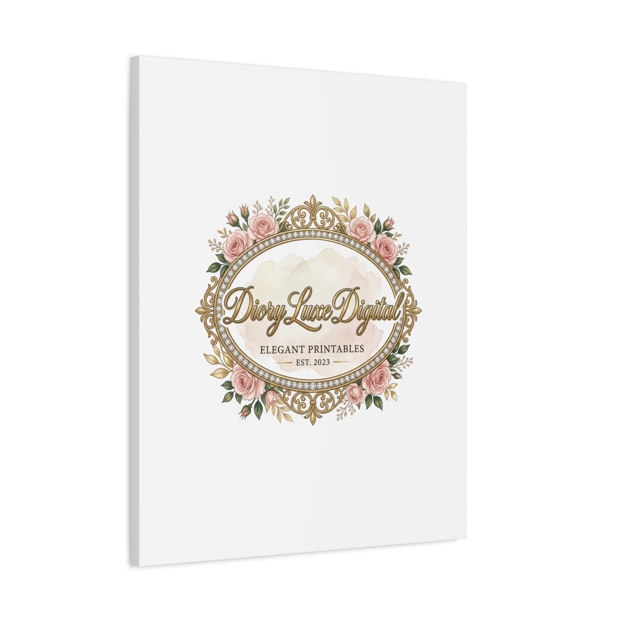DioryLuxe Botanical Crest Wall Canvas