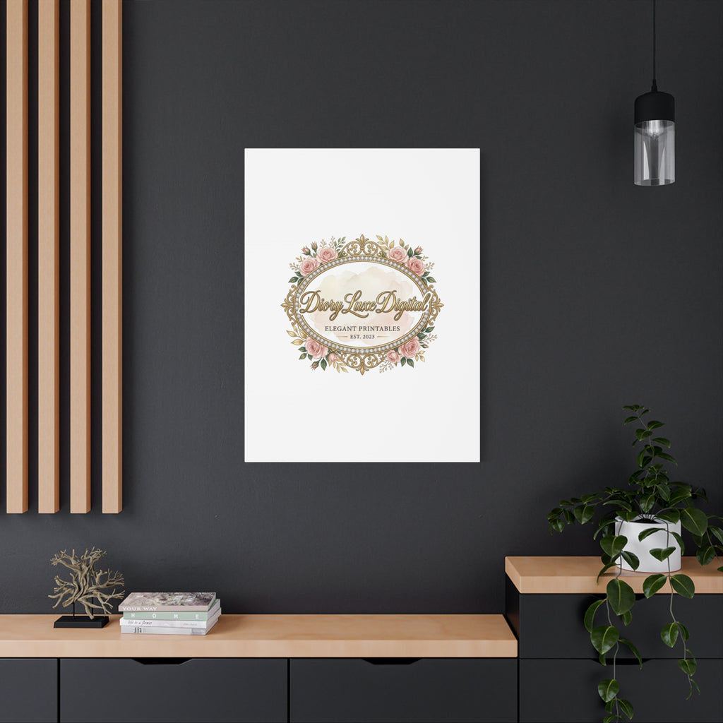 DioryLuxe Botanical Crest Wall Canvas