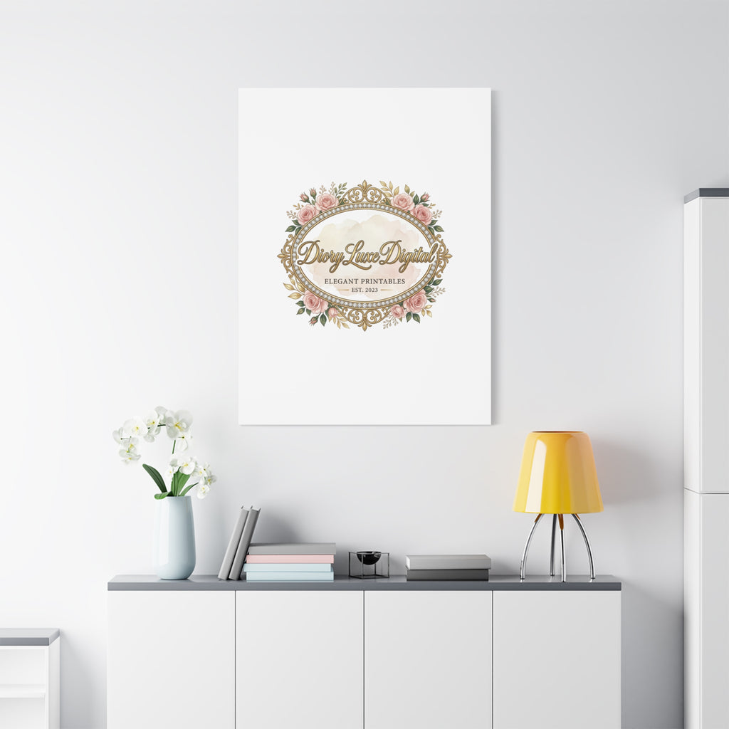 DioryLuxe Botanical Crest Wall Canvas