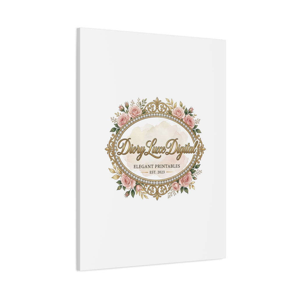 DioryLuxe Botanical Crest Wall Canvas